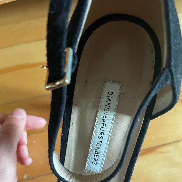 DVF Diane von Furstenberg Mika pumps in snake suede leather (Size 9 1/2) - Picture 3 of 6